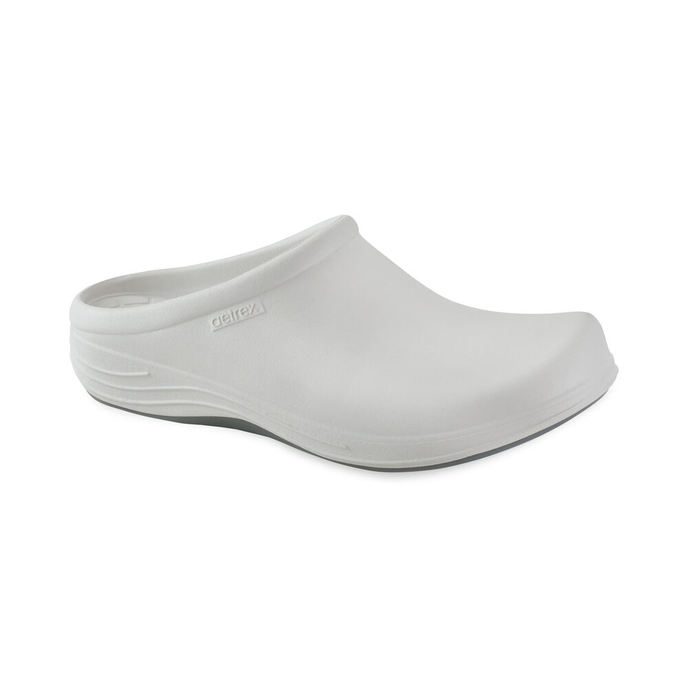 Aetrex Men's Bondi Orthotic Clogs - White | USA 5ZJCO2A